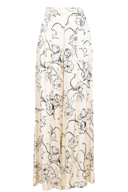 Tiffany Production Pantalone širokih nogavica u cvetnom dezenu
